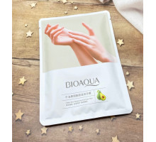 Маски-перчатки для питания и смягчения кожи рук с экстрактом авокадо и маслом ши от «BIOAQUA» (070)