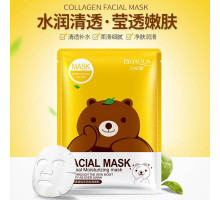 Тканевая маска Bioaqua Facial Mask Animal-Мишка