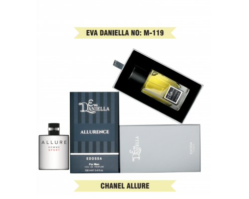 Eva Daniella № M-119-Chanel Allure Homme Sport 100 мл- ПОДАРОЧНАЯ УПАКОВКА