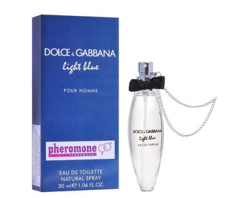 Мини-парфюм с феромонами Dolce & Gabbana Light Blue Pour Homme 30 мл (с цепочкой)