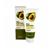 Пилинг - гель с экстрактом авокадо FarmStay Real Avocado Deep Clear Peeling Gel, 100 ml (Оригинал)