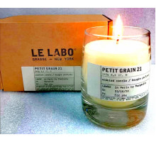 Свеча ароматическая парфюмерная La Lebo Petit Grain 21