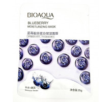 Тканевая маска с экстрактом черники BioAqua Blueberry Moisturizing Mask