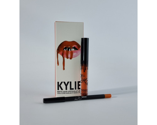 Матовая помада+карандаш Kylie LIPGLOSS(pn)