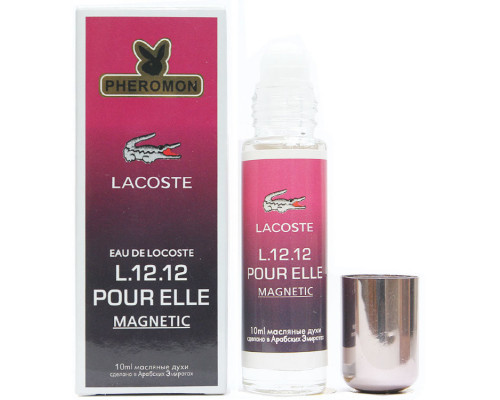 Масляные духи с феромонами Lacoste L.12.12 Pour Elle Magnetic 10ml