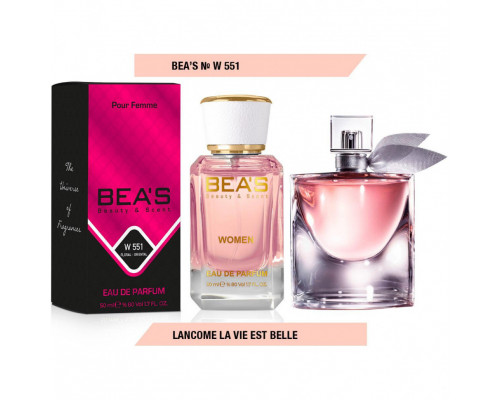 BEAS (Beauty & Scent) W 551 - Lancome La Vie Est Belle For Women 50 мл