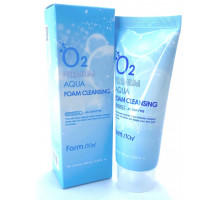 Кислородная пенка для очищения кожи FarmStay O2 Premium Aqua Foam Cleansing 100 мл (Оригинал)
