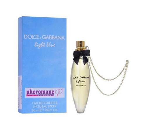 Мини-парфюм с феромонами Dolce & Gabbana Light Blue 30 мл (с цепочкой)