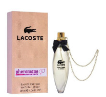 Мини-парфюм с феромонами Lacoste Pour Femme 30 мл (с цепочкой)