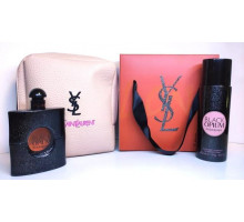 Подарочный набор парфюм + дезодорант Yves Saint Laurent Black Opium Eau de Parfum