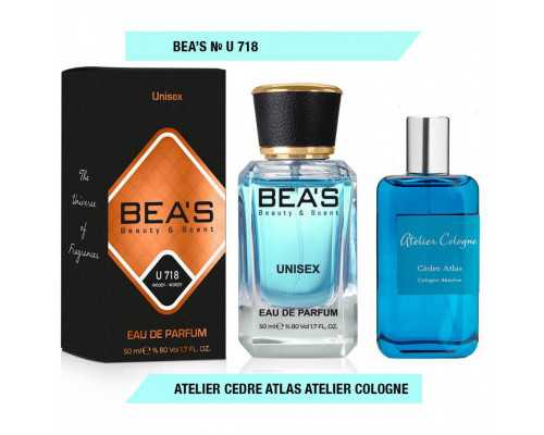 BEAS (Beauty & Scent) U 718 - Atelier Cologne Cedre Atlas Unisex 50 мл