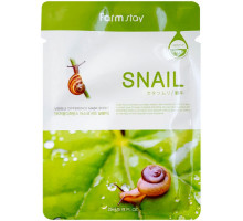 Маска с высоким содержанием улиточного муцина FarmStay Snail