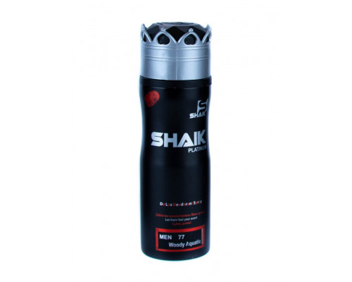 Дезодорант Shaik M77 (Versace Man Eau Fraiche), 200 ml