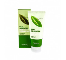Пилинг - гель с экстрактом зеленого чая FarmStay Real Green Tea Deep Clear Peeling Gel, 100 ml (Оригинал)