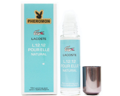 Масляные духи с феромонами Lacoste Eau De L.12.12 Pour Elle Natural 10ml