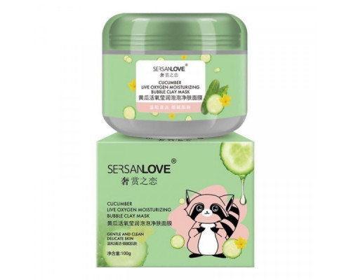 Пузырьковая маска с экстрактом Огурца Cucumber Live Oxygen Skin Cleanser (14180)