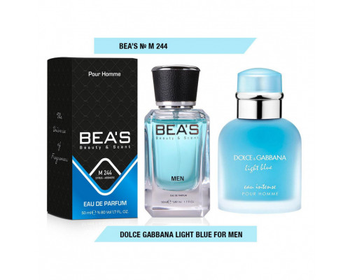 BEAS (Beauty & Scent) M 244 - Dolce & Gabbana Light Blue For Men 50 мл