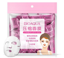 Прессованная тканевая маска-таблетка BioAqua Compressed Facial Mask
