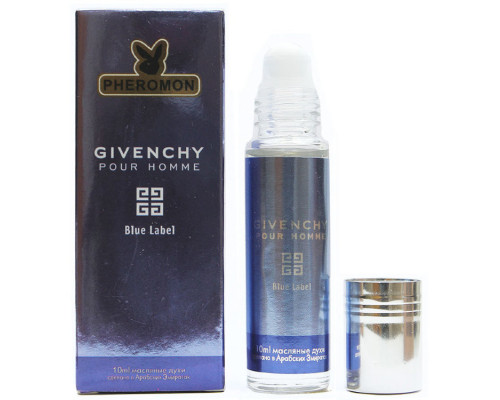 Масляные духи с феромонами Givenchy Pour Homm Blue Label 10ml