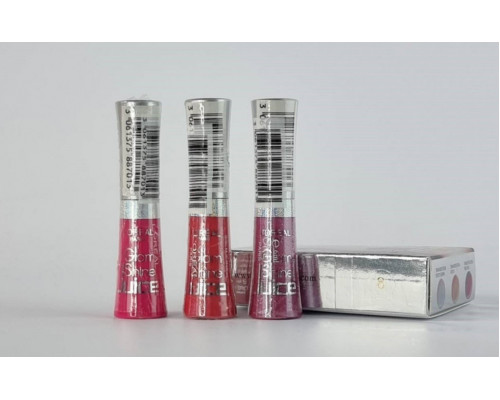 Блеск для губ Loreal 3 Lipgloss Glam Shine №8 6 ml (упаковка)