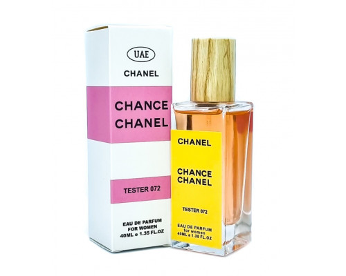 Тестер 40 мл UAE № 072 Chanel Chance Eau de Parfum
