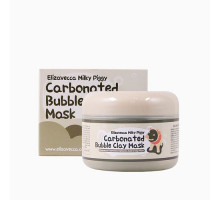 МАСКА пузырьковая очищающая Elizavecca Milky Piggy Carbonated Bubble Clay Mask