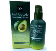 Сыворотка для лица FarmStay Real Avocado Nutrition Oil Serum, 100 ml (Оригинал)